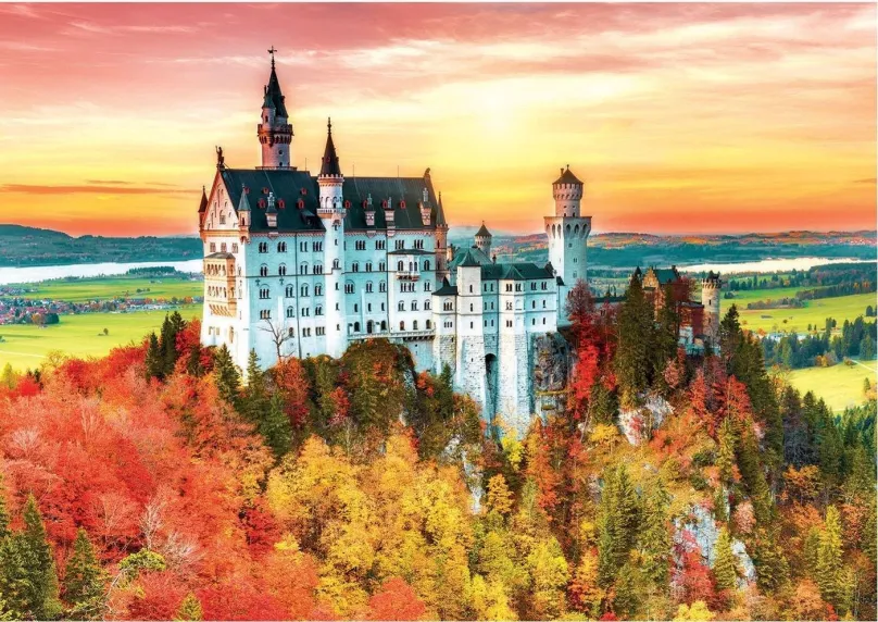 Puzzle Educa Puzzle Jeseň v Neuschwansteine 1500 dielikov