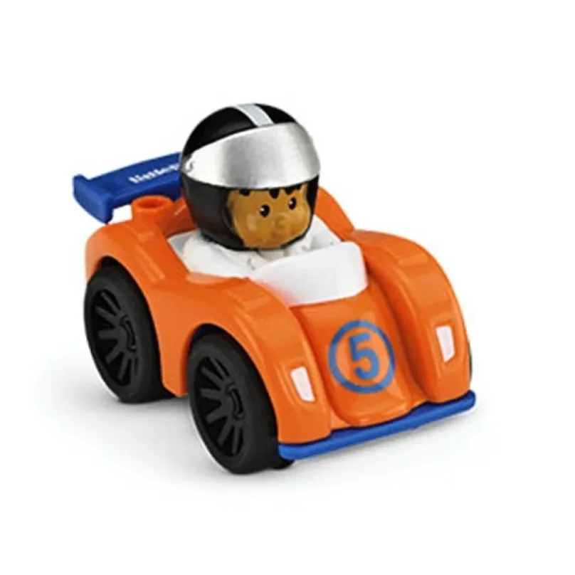 Fisher Price Little People mini autíčko oranžový závodiak, Mattel Y3703