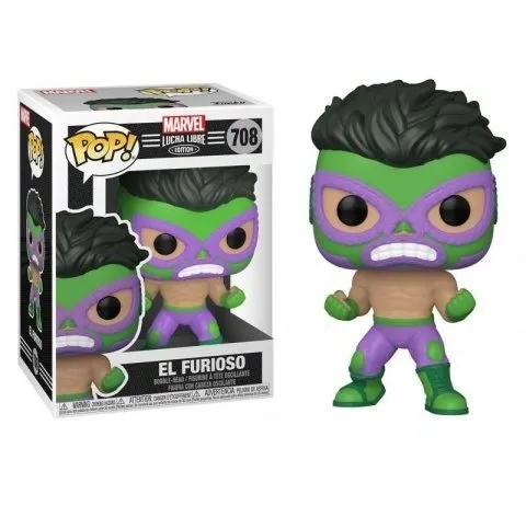 Funko POP Marvel: Luchadores-Hulk