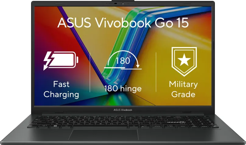 Notebook ASUS Vivobook Go 15 E1504FA-NJ950W Mixed Black, AMD Rýdzeň 3 7320U, 15.6" TN
