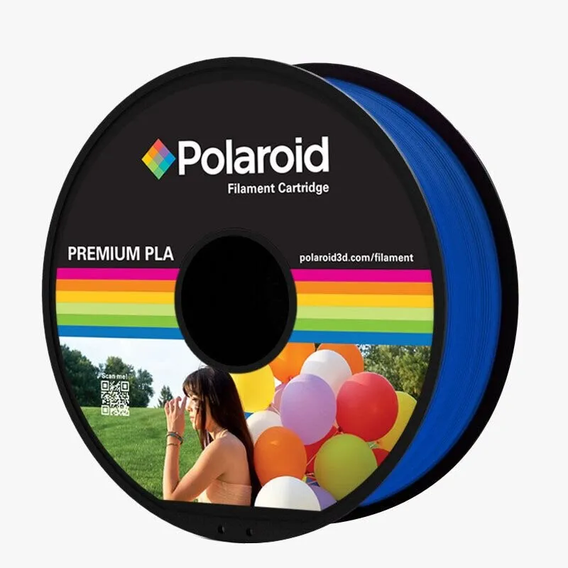Filament Polaroid PLA Transparent - Glass Light Blue GLU 1kg, materiál PLA, priemer 1,75 m