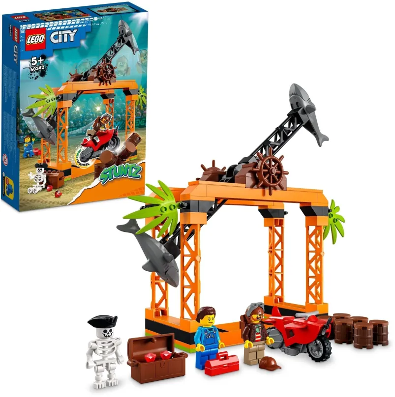 LEGO stavebnica LEGO® City 60342 Žraločia kaskadérska výzva