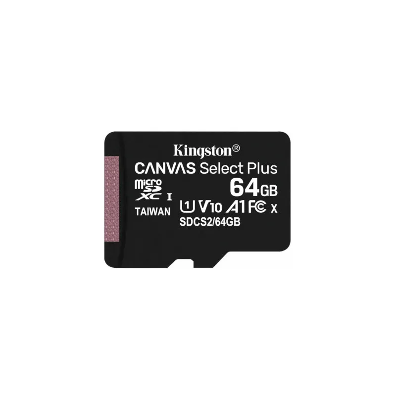 Kingston micro SDXC Canvas Select Plus 100R A1 C10 karta bez ADP