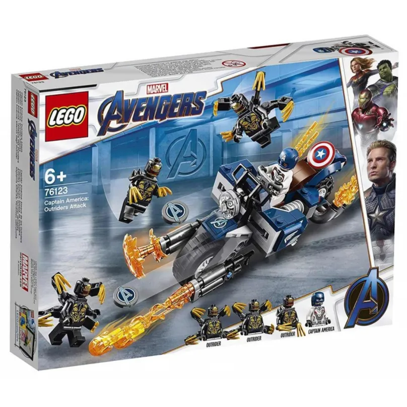 LEGO stavebnice LEGO Super Heroes 76123 Captain America: útok Outrider