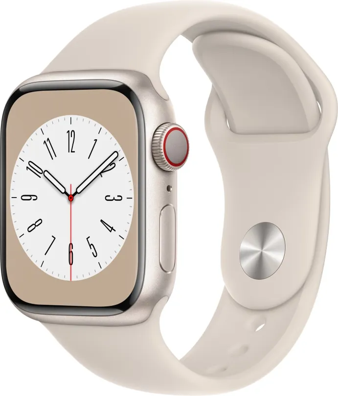Chytré hodinky Apple Watch Series 8 45mm Cellular so športovým remienkom