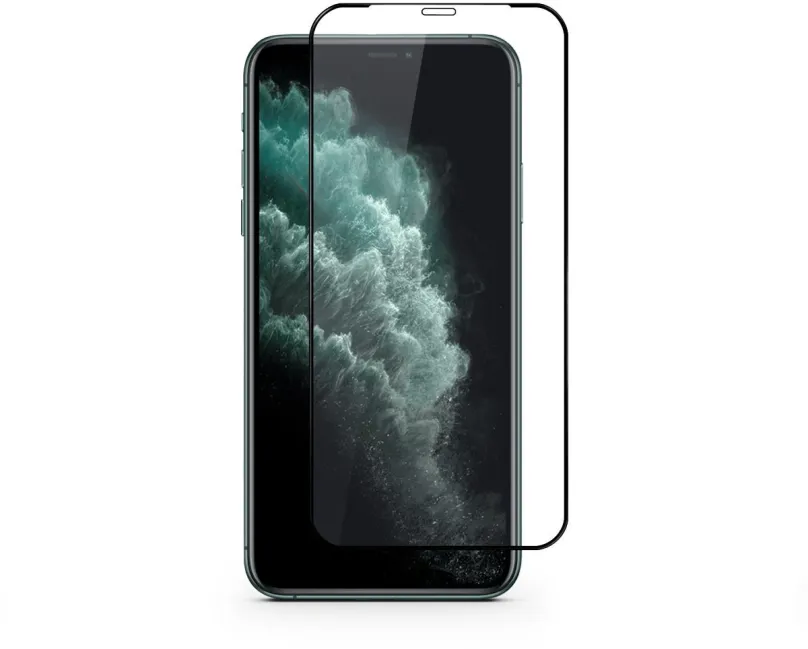 Ochranné sklo EPIC Anti-Bacterial 2.5D Full Cover Glass iPhone X / XS / 11 Pro - čierne