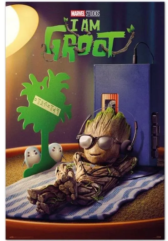 Plagát Marvel - I am Groot - Get your Groot on - plagát