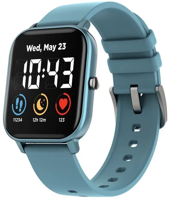 Chytré hodinky Canyon Wildberry modré, pre mužov aj ženy, s ovládaním v češtine, LCD displ