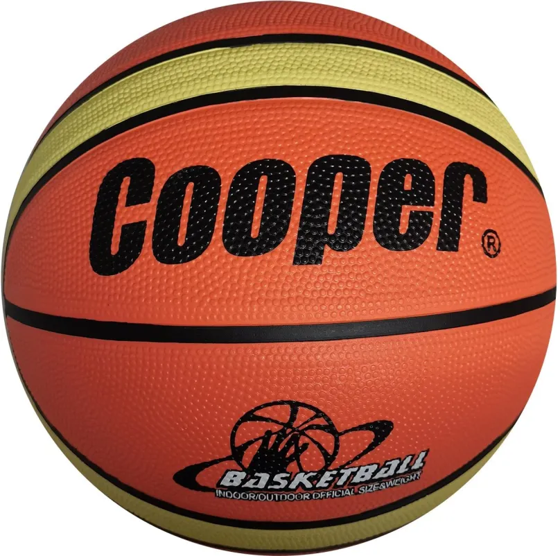 Basketbalová lopta COOPER B3400 YELLOW/ORANGE veľ. 7