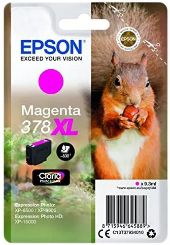 Cartridge Epson T3793 č.378XL purpurová, pre Expression Photo HD XP-15000, 9.3ml