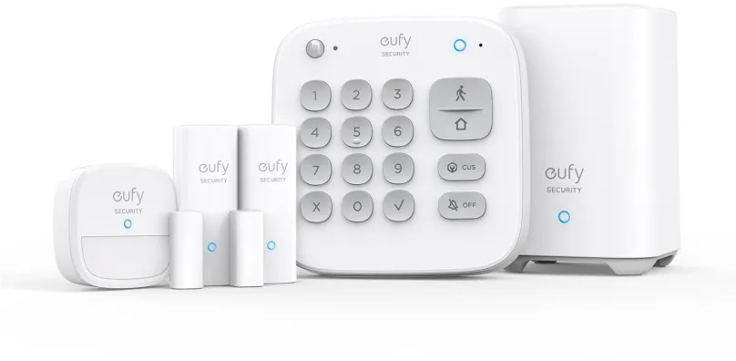 Zabezpečovací systém Anker Eufy Eufy security Alarm 5 piece kits, obsahuje centrálne jedno