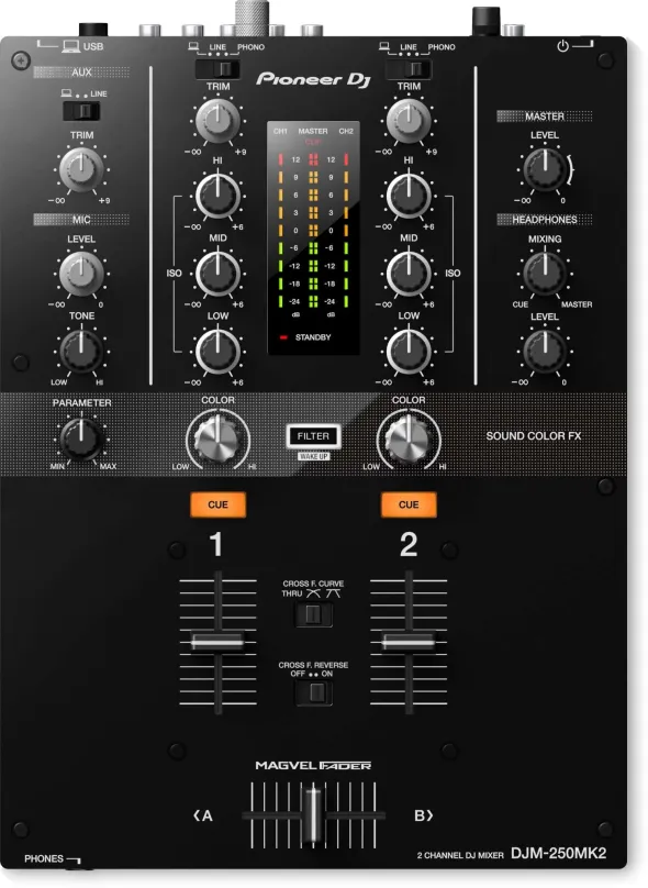 Mixážny pult Pioneer DJM-250MK2 čierna