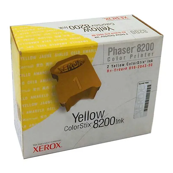 Xerox originálny toner 16204300, yellow, 2800str., Xerox Phaser 8200, 2ks, O