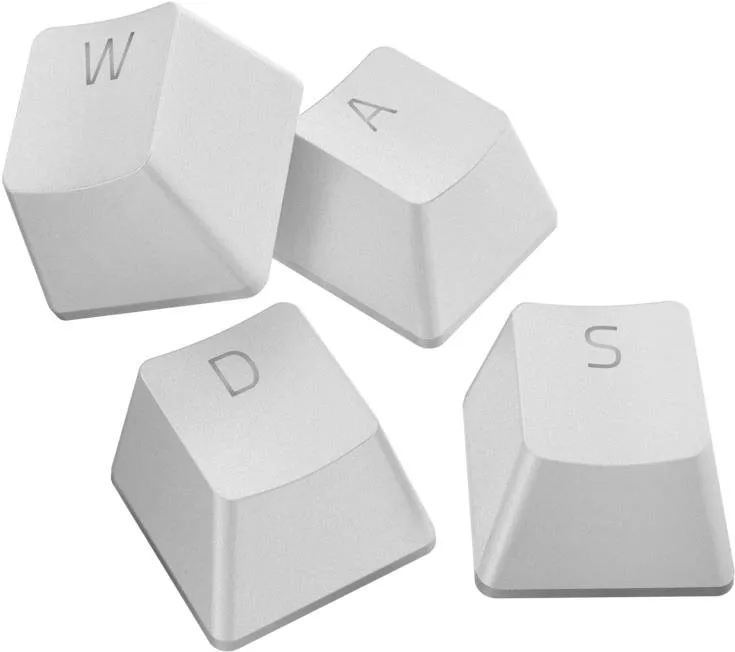 Náhradné klávesy Razer PBT Keycap Upgrade Set - Mercury White