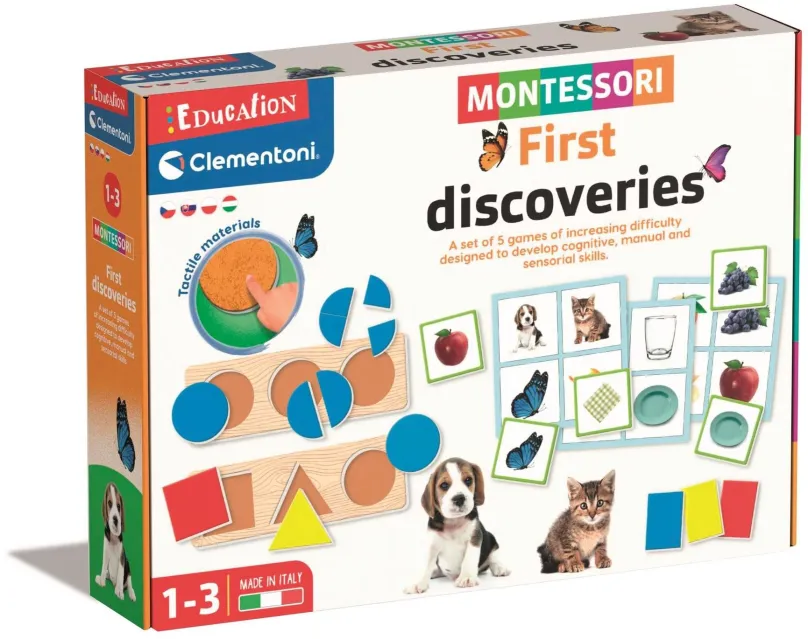 Interaktívna hračka Montessori Prvé objavovanie