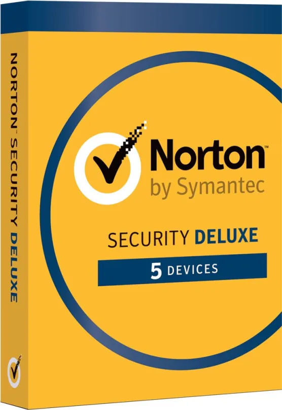 Elektronická licencie Symantec Norton Security Deluxe CZ 1 užívateľ na 5 zariadení na 3 roky (elektronická licencia)