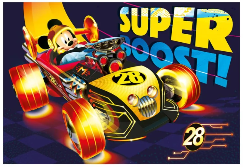 DINO Puzzle Mickey Mouse na závode 24 dielikov
