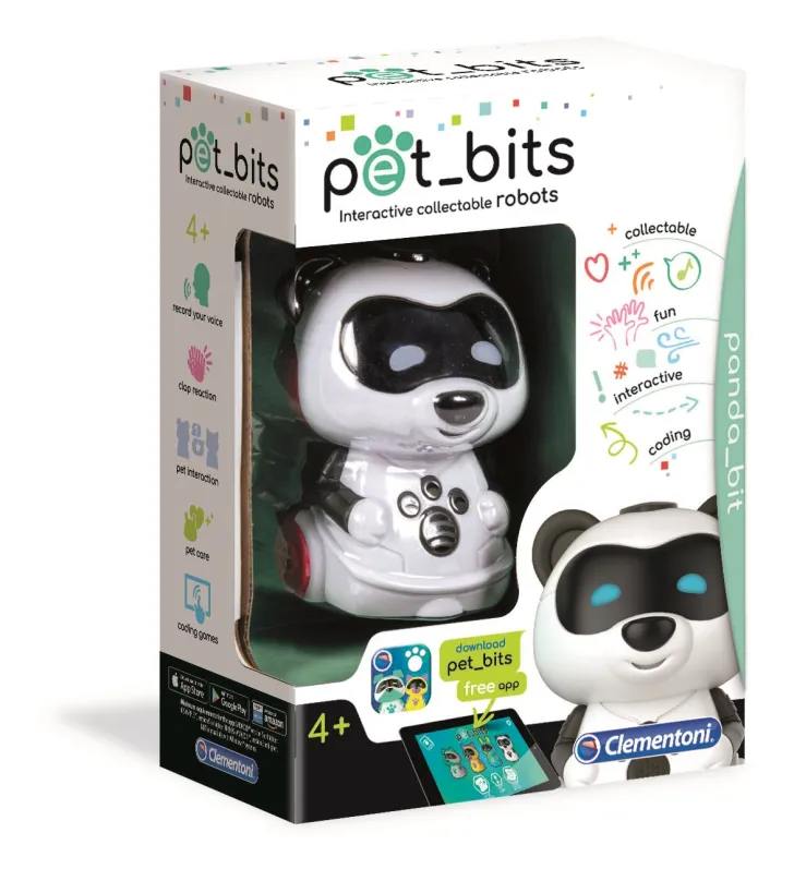 Robot Robotická panda, hračka, zvieracie, programovanie pre najmenších, na 2 AAA batérie (