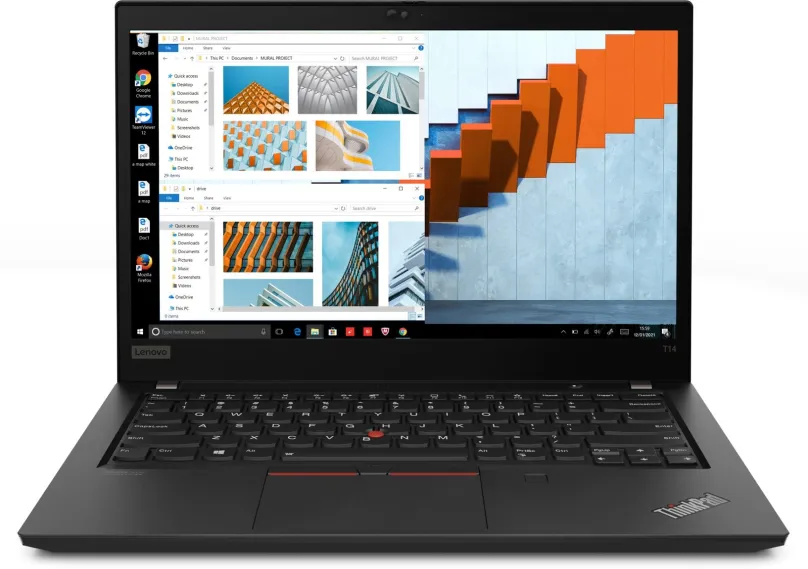 Notebook Lenovo ThinkPad T14 Gen 2 Black, AMD Ryzen 5 PRO 5650U, 14" IPS antireflexný