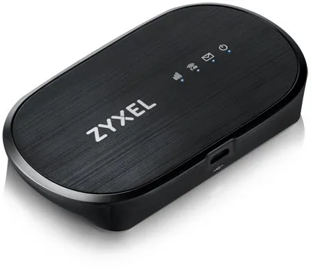 LTE WiFi modem Zyxel WAH7601, rýchlosť WiFi prenosu 300Mb/s, konektor USB 2.0: 1x, Firewal