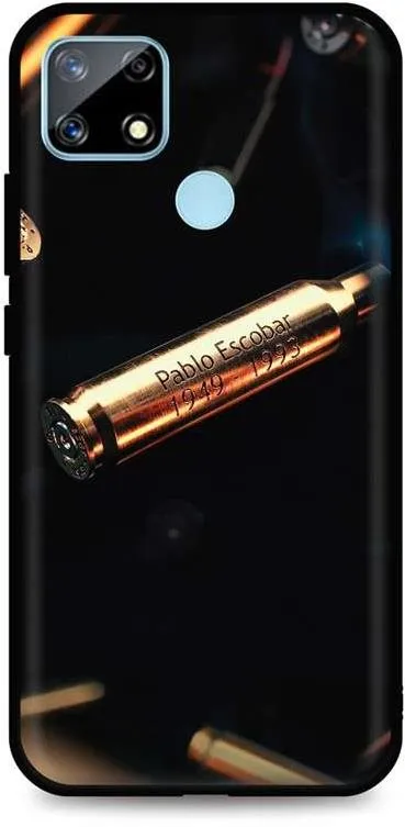Kryt na mobil TopQ Realme 7i silikón Pablo Escobar Bullet 62713