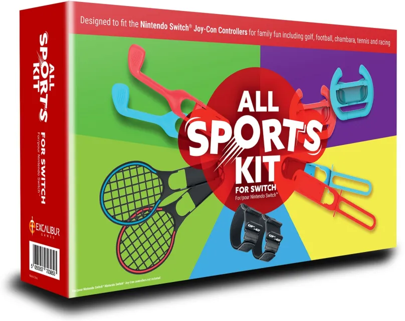 Príslušenstvo k ovládaču All Sports Kit - sada príslušenstva pre Nintendo Switch