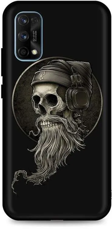 Kryt na mobil TopQ Realme 7 Pre silikón Music Skeleton 62115