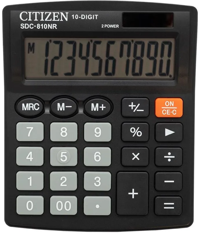 Kalkulačka CITIZEN SDC810NR čierna