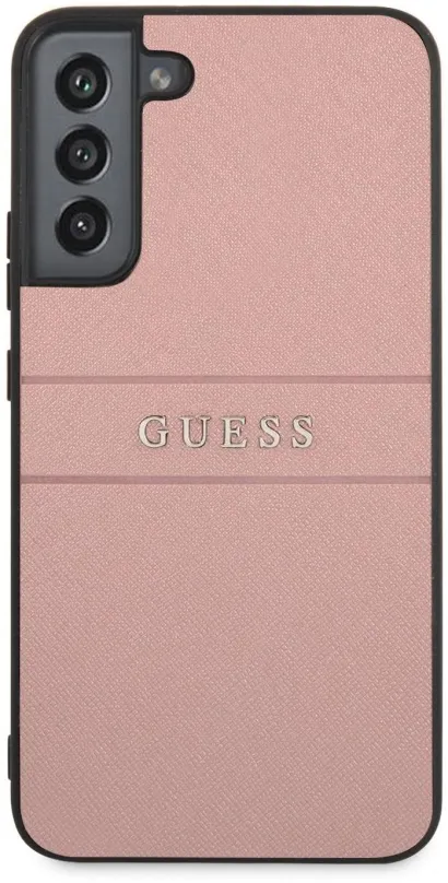 Kryt na mobil Guess PU Leather Saffiano Zadný Kryt pre Samsung Galaxy S22+ Pink