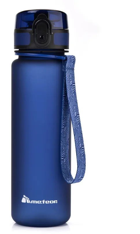 Športová fľaša Tritanová športová fľaša METEOR, tmavo modrá650ml