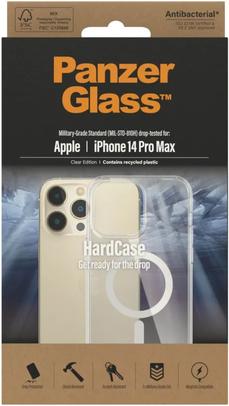 Kryt na mobil PanzerGlass HardCase Apple iPhone 14 Pre Max s MagSafe, pre Apple iPhone 14