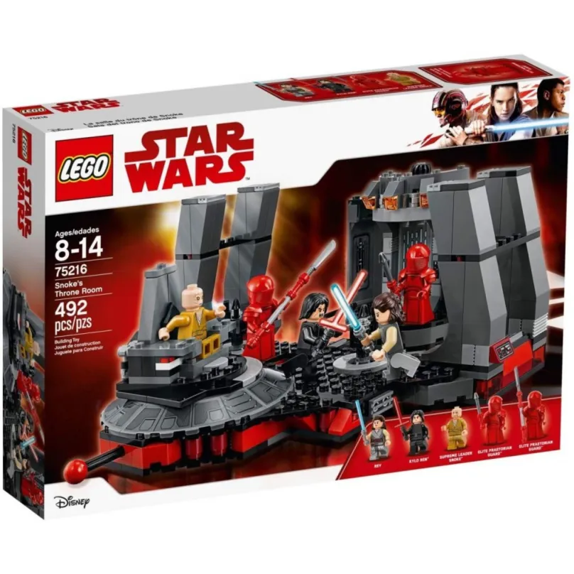 Stavebnice LEGO Star Wars 75216 Snokeův tróni sála
