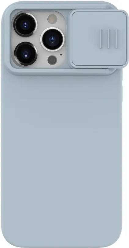 Kryt na mobil Nillkin CamShield Silky Silikónový Kryt pre Apple iPhone 15 Pre Max Star Grey