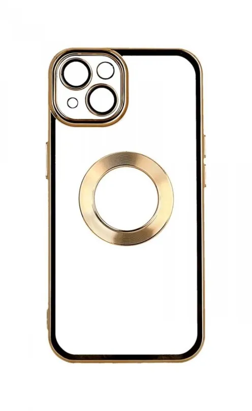 Kryt na mobil TopQ Kryt iPhone 13 Beauty Clear zlatý 86272, pre Apple iPhone 13, výrezy pr