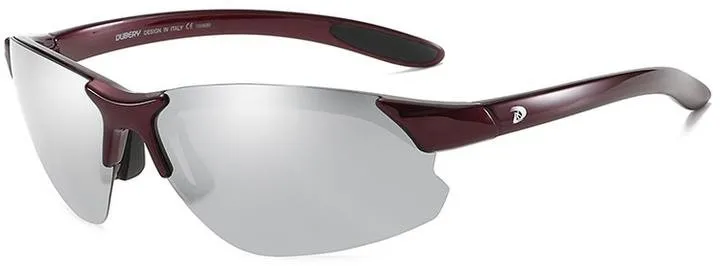 Slnečné okuliare DUBERY Shelton 8 Red / Silver