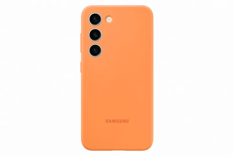 Kryt na mobil Samsung Galaxy S23 Silikónový zadný kryt Orange