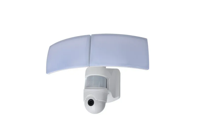 Lutec 7632406053 LED vonkajšie nástenné svietidlo Libra s pohybovým čidlom 1x36W | 3400lm | 2700-6500K | IP44 - biela