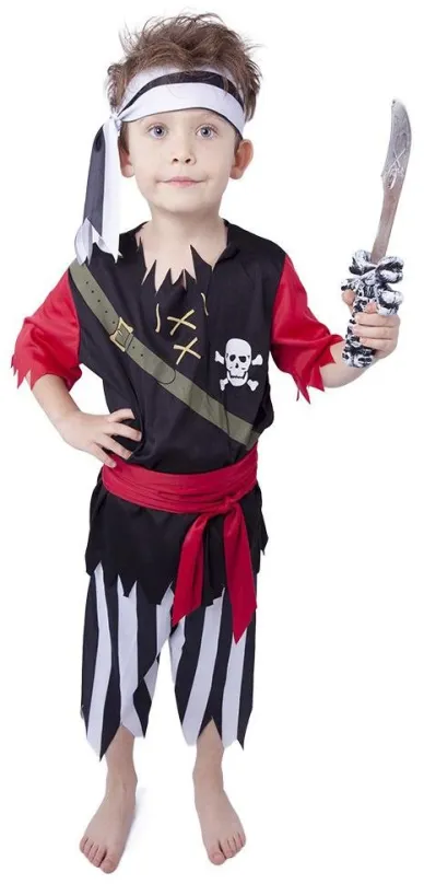 Kostým Rappa pirát so šatkou (M)