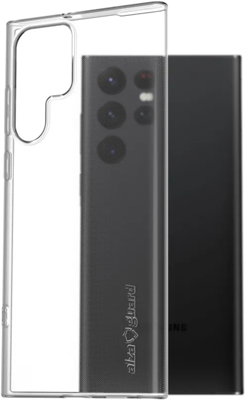 Kryt na mobil AlzaGuard Crystal Clear TPU case pre Samsung Galaxy S22 Ultra