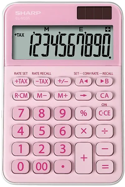 Kalkulačka SHARP EL M 335 ružová