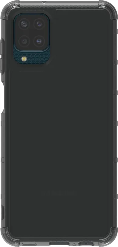 Kryt na mobil Samsung Polopriehľadný zadný kryt pre Galaxy M12 čierny
