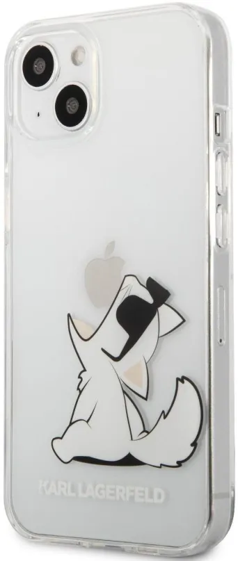 Kryt pre mobil Karl Lagerfeld PC/TPU Choupette Eat Kryt pre Apple iPhone 13 Transparent