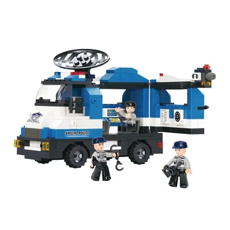 Sluban stavebnice Policajný vyzdvihnete Jednotka, 265 dielikov (kompatibilný s LEGO)