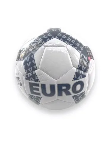Futbalová lopta EURO veľ. 5, bielo-čierna