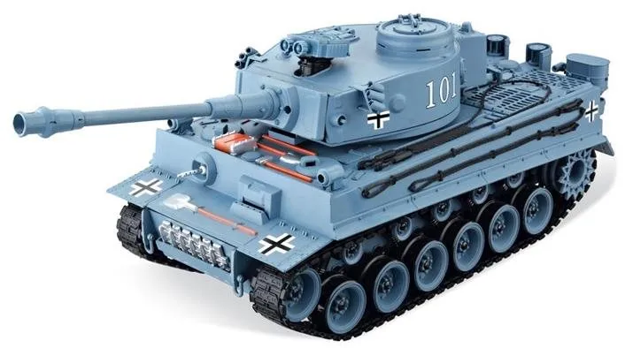 RC tank S-Idee German Tiger BB RTR, s dobou prevádzky 30 min, zvukové efekty a LED svetlá,