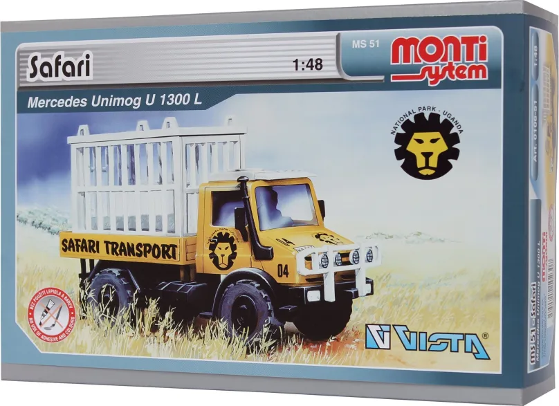 Model auta Monti System MS 51 – Safari, plastový, mierka 1: 48, civilné auto, realistick