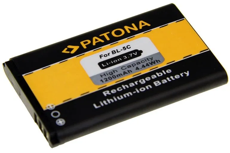 Batérie pre mobilný telefón Paton pre Nokia BL-5C 1200mAh 3,7V Li-Ion