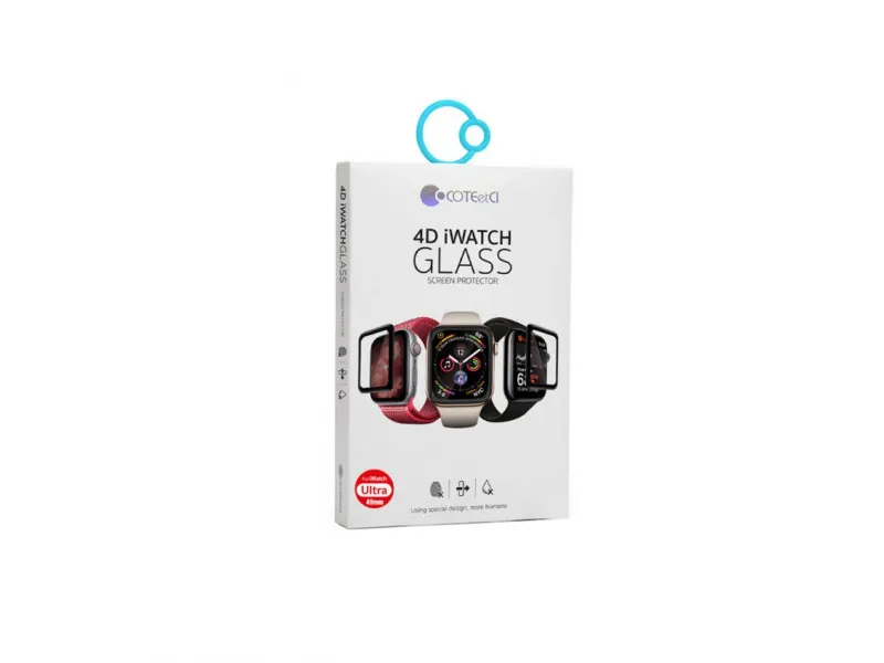 COTECi ochranná tvrdená Black Edge pre Apple Watch Ultra 49mm
