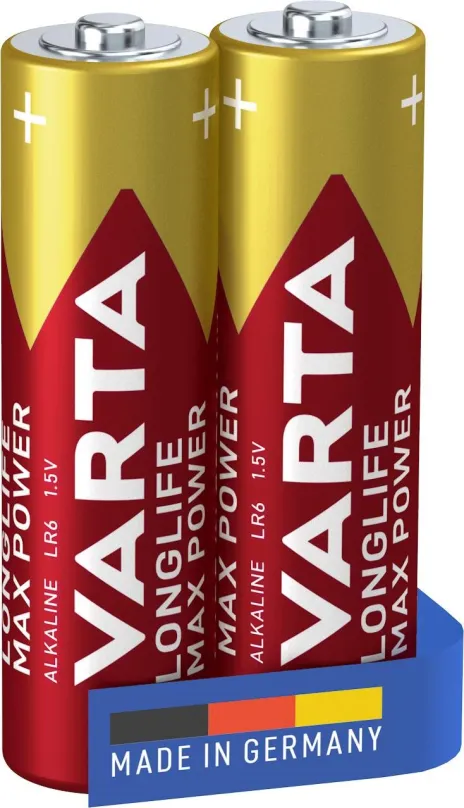Jednorazová batéria VARTA alkalická batéria Longlife Max Power AA 2ks