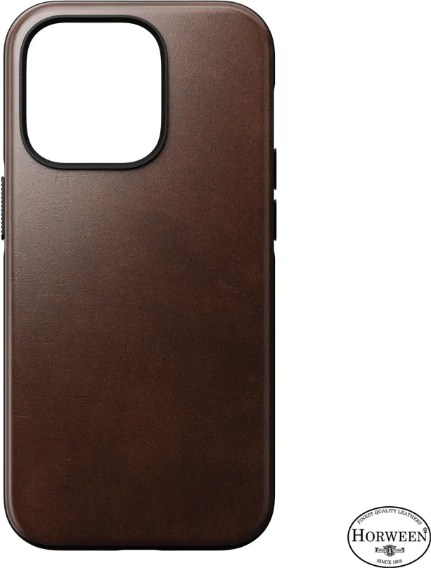 Kryt na mobilný telefón Nomad Modern Leather MagSafe Case Brown iPhone 14 Pro